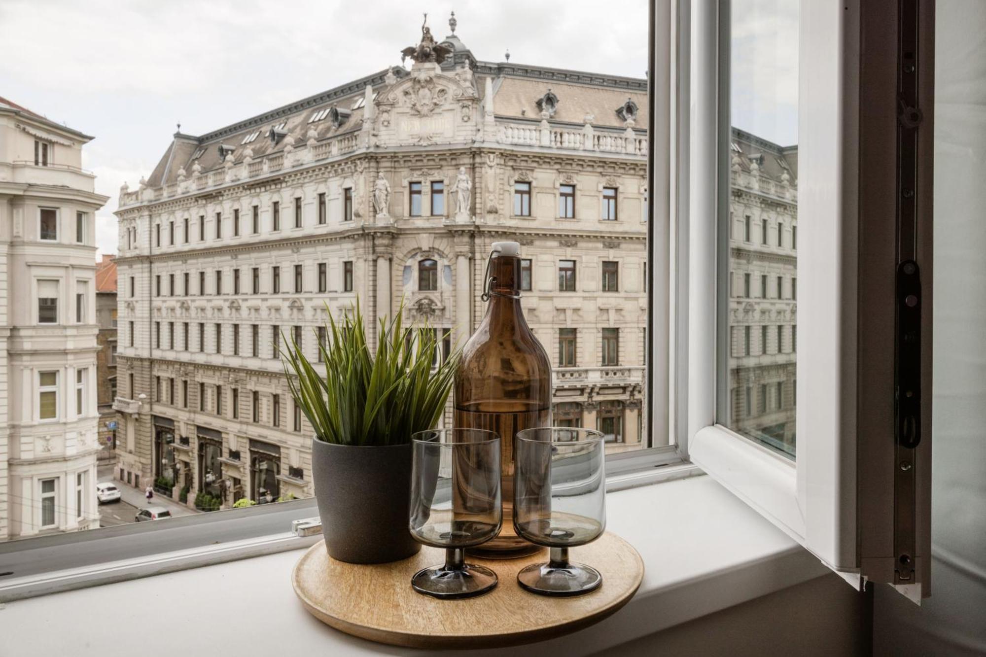 Casadeco Budapest Apt-Stunning New York Cafe View Exteriör bild